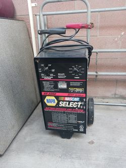 Battery charger and starter.
