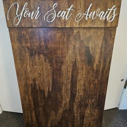 Wedding Seating Chart Sign