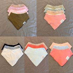 Organic Cotton Baby Bandana Bibs