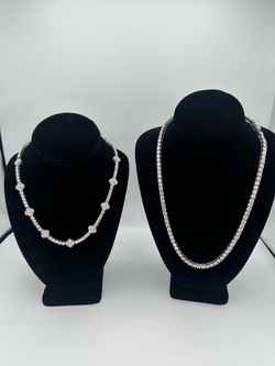 Cadenas de plata 925 con moissanite