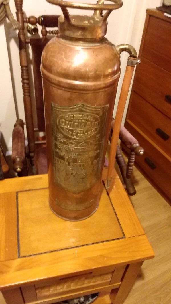 It's an old copper 1800s fire extinguisher for Sale in Mountlake
