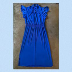Glamour Nights Royal blue Size 14 Maxi Dress 