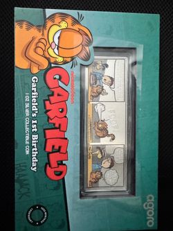 Garfield 1oz Silver 1st Birthday coin/bar New