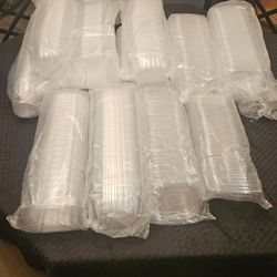 Clear Plastic Cake Slices Container With Lids 