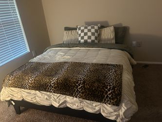 Move out sale Bed, TV, Desk book shelf , books