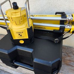 Stabila Rotary laser tool and tripe