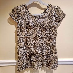 Summer Dress Size 6/6x Girls Leopard Prints Kids