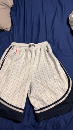 Nike NBA Basketball Shorts White Navy