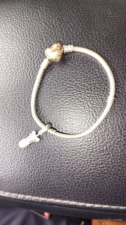 Pandora bracelet with charm