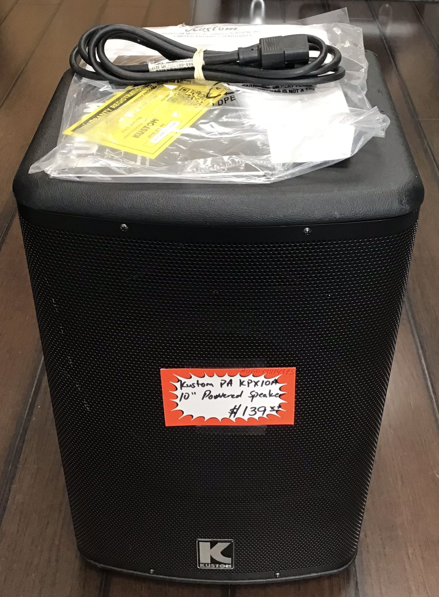 Kustom PA KPX10A 10” Powered Speaker