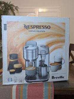 TOTALLY NEW! Nespresso Vertuo Creatista by Breville
