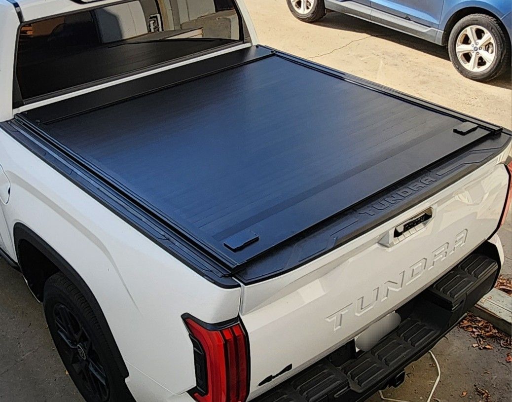 2007-26 Toyota Tundra 5.6ft Short Bed SyneticUSA Hard Aluminum Manual Retractable Tonneau Cover