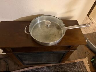 12” Wolfgang puck stainless pan