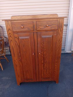 Antique jelly cabinet