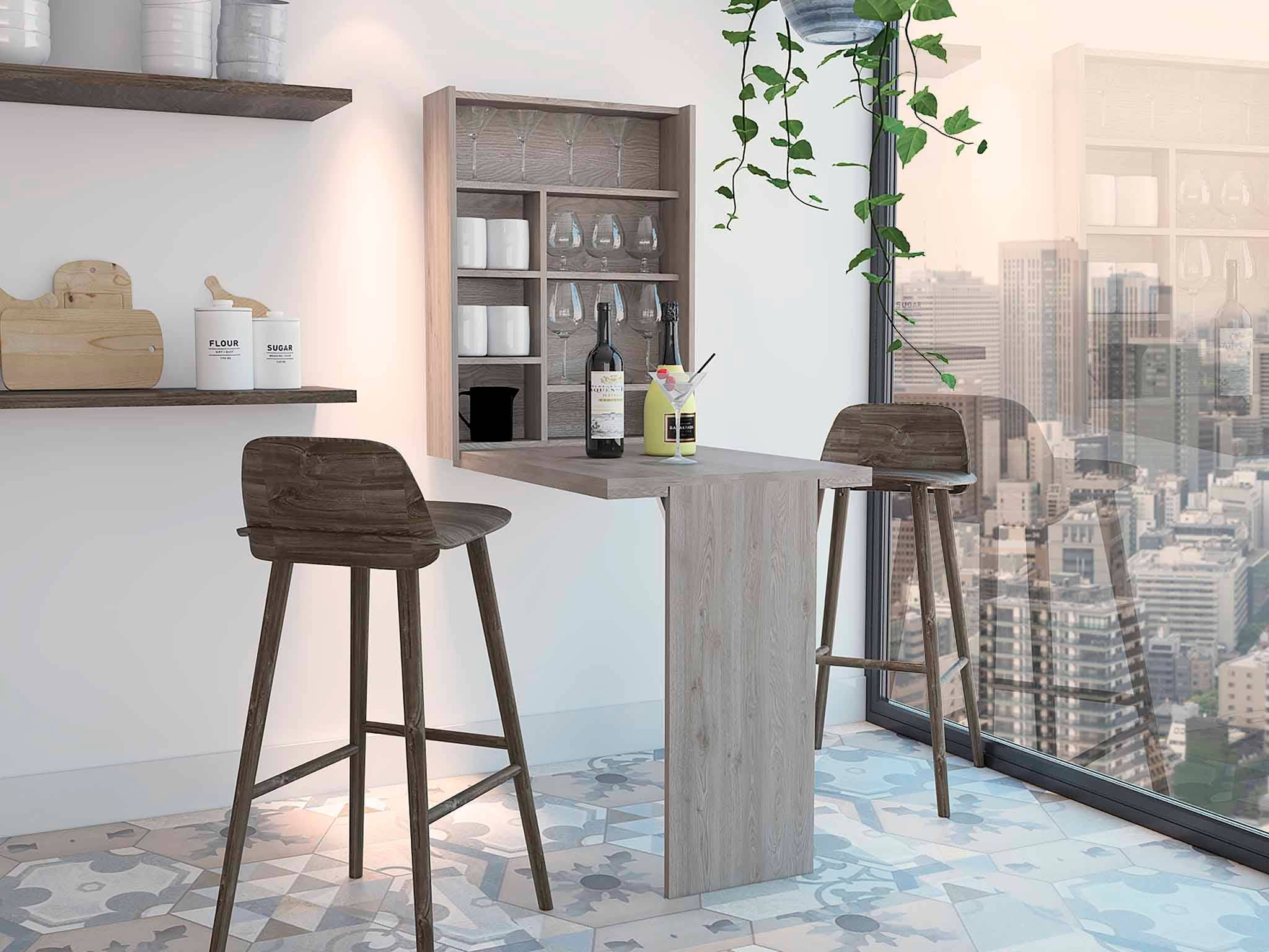 Hidden Desk Or Bar - Foldable Table