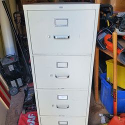 HON 4 drawer horizontal file cabinet