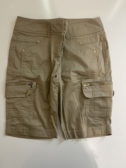 Vintage Caché Khaki Cargo Shorts - Size 2