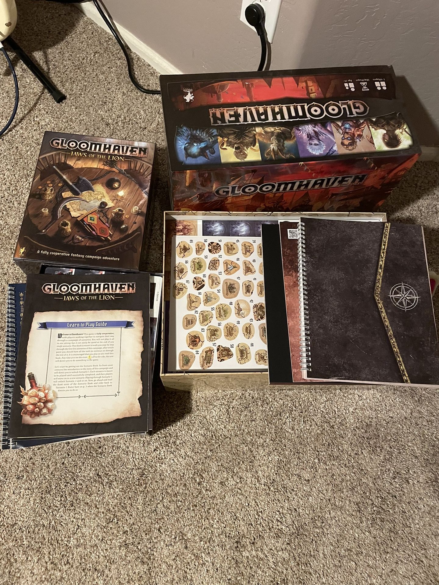 Gloomhaven Board Game - Never Played + Expansion