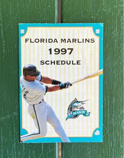 Vintage Florida Marlins schedule, 1997, the 5th season