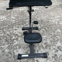 Titan Fitness Under Desk Cycle With Workstation Desk