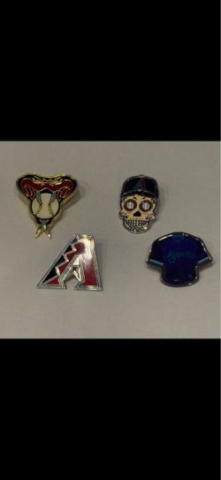 4 Arizona Diamondbacks collectors pins
