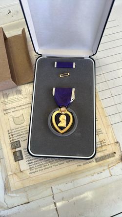 Headline: Authentic-Style U.S. Purple Heart Medal Presentation Set 🎖️💜