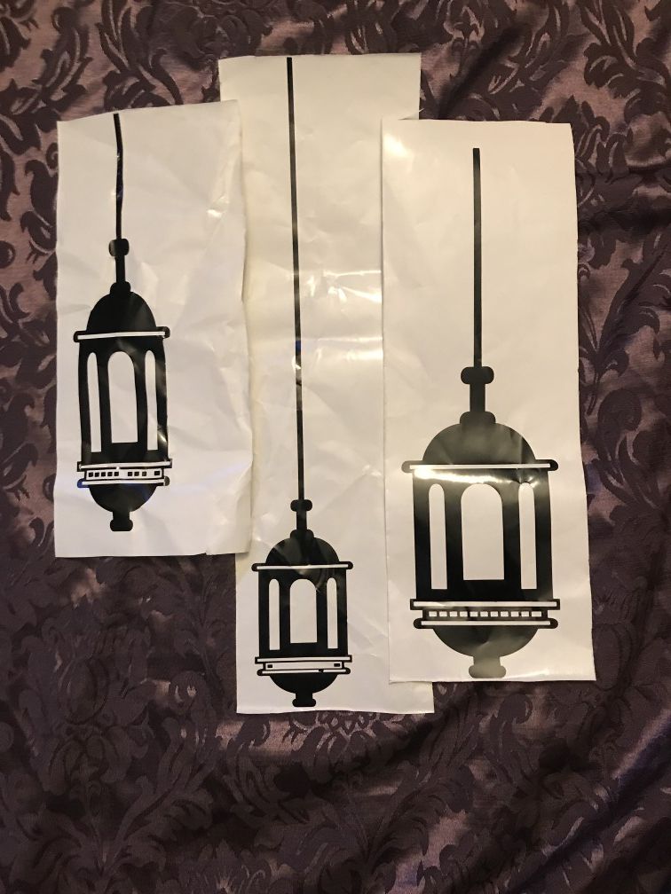 Hanging Latern Wall decal