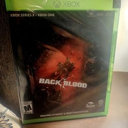 BACK 4 BLOOD XBOX X & ONE! SEALED 