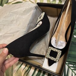 Size 10 Black High Heels