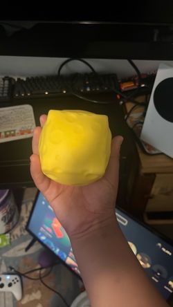 Yellow Stress Ball Squishy Toy
