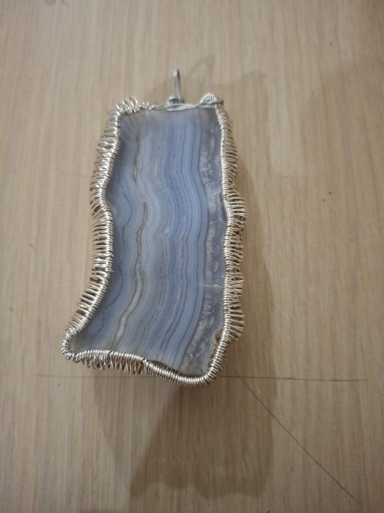 Copper Wire-wrapped Pendant