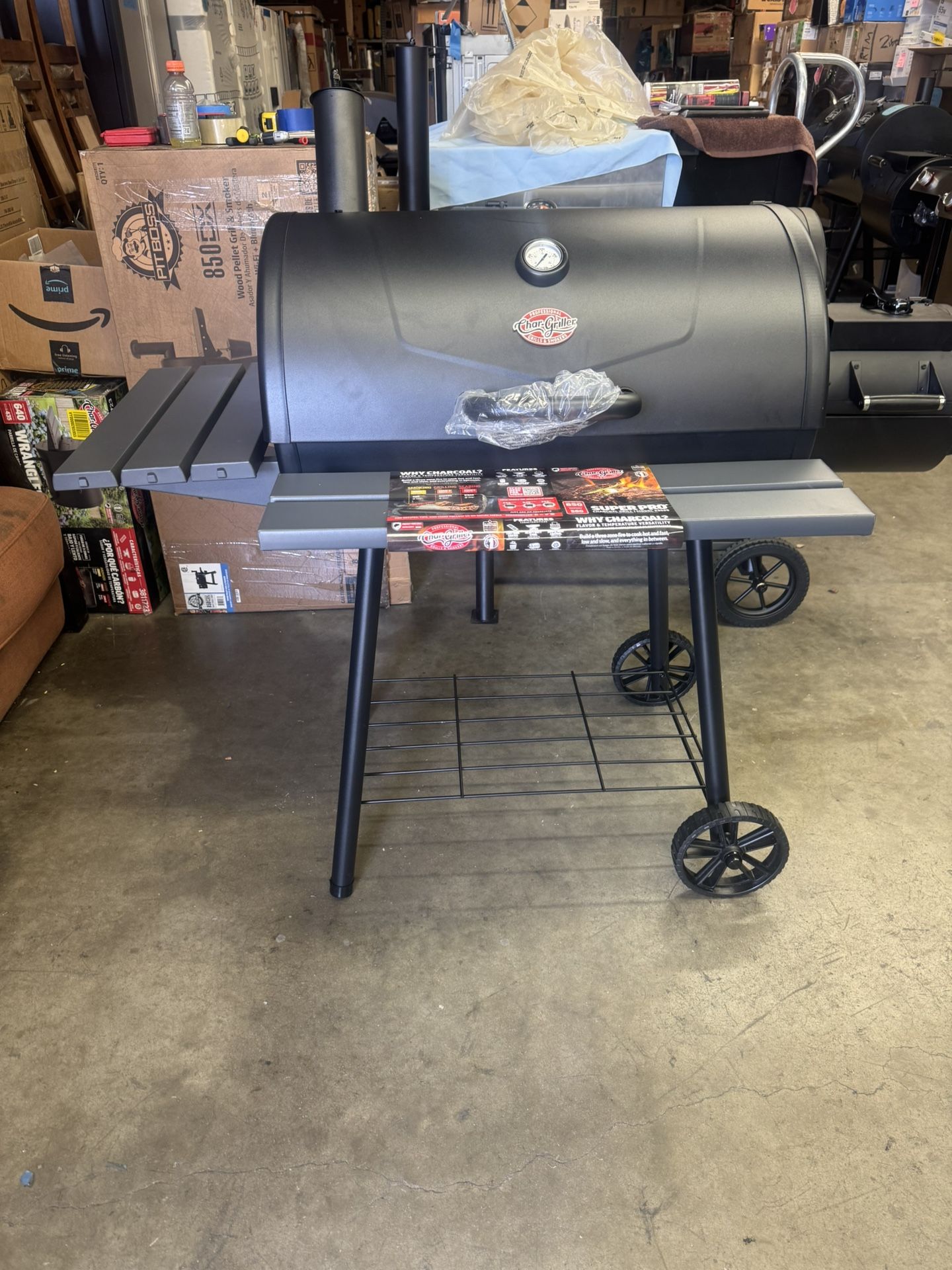 Bbq Grill Charcoal Black