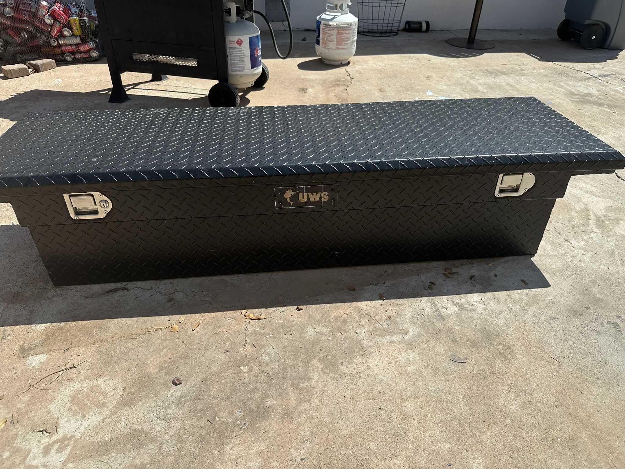 UWS 69” Low Profile Crossover Truck Toolbox Matte Black