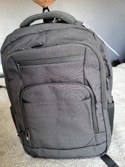 Black Backpack Dark Gray