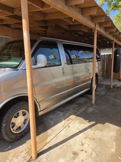 Silver Full-Size Passenger Van