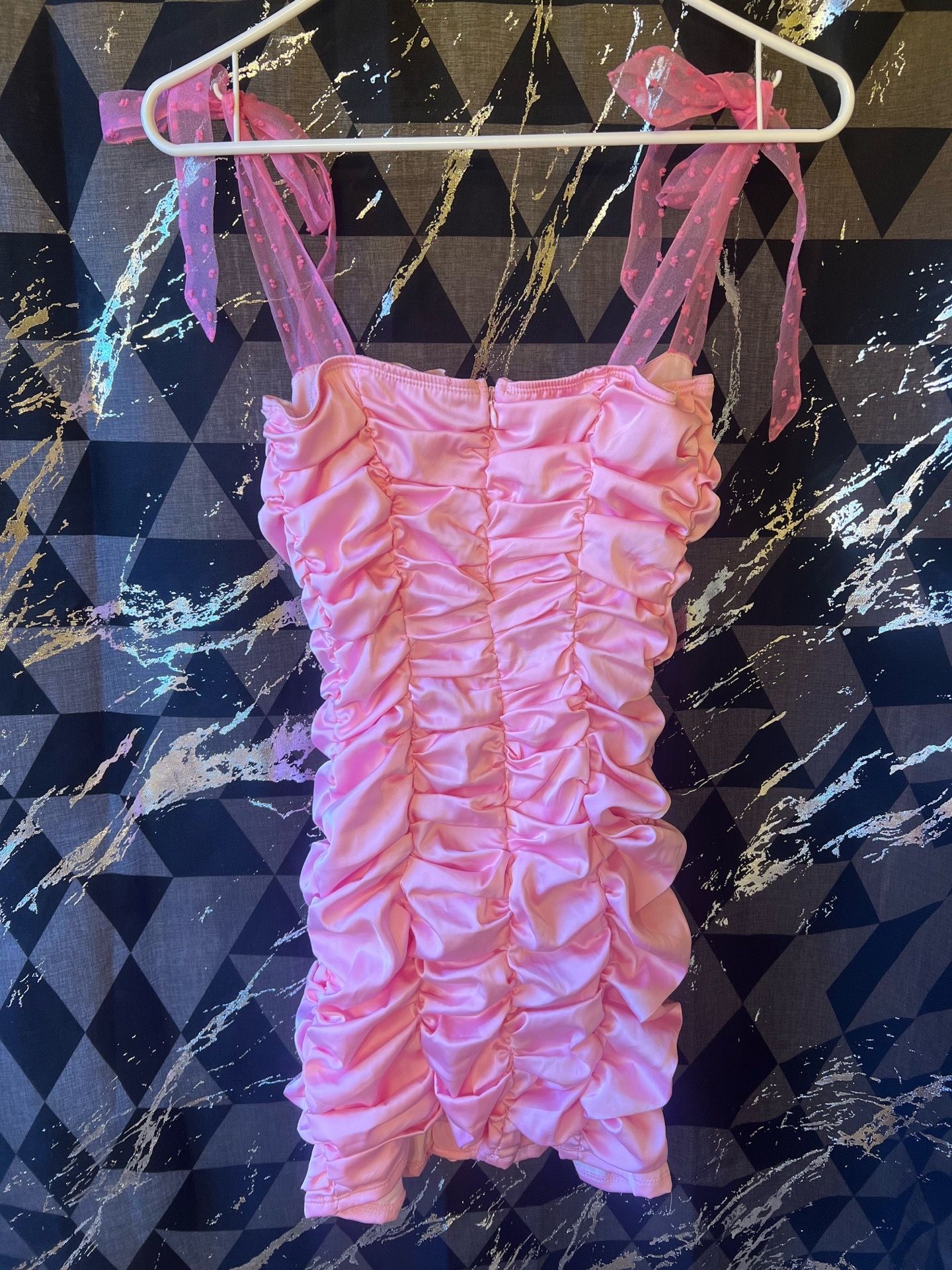 navy dress slip Tibi The | Blue | Size 14 Size_4XL Model Katya wears XS Color:dusty-purple Prom Couple Outfit Pink
