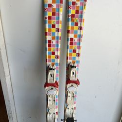 Skis, Poles, boots - Kids/ teens