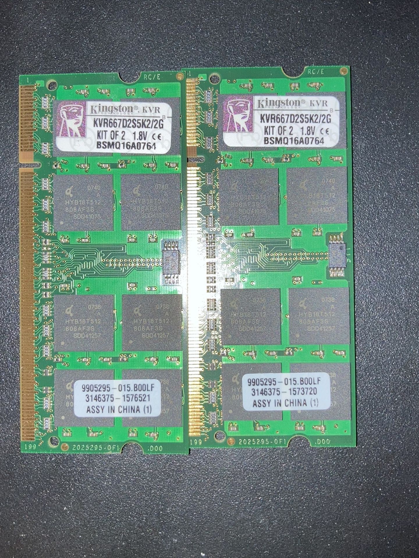 Kingston Kvr667d2s5k2 2GB
