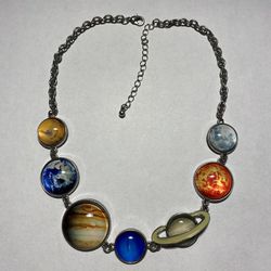 Solar System Choker Necklace