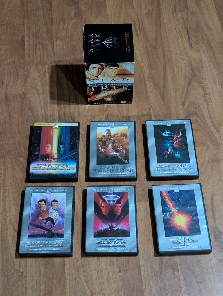 Star Trek: The Original Crew Movie Collection (DVD, 2004, 12-Disc Set)