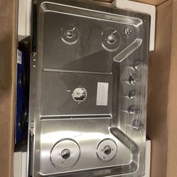 Whirlpool - 30" Gas Cooktop - Stainless steel