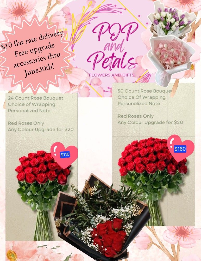 Pop and Petals Flowers and Gifts