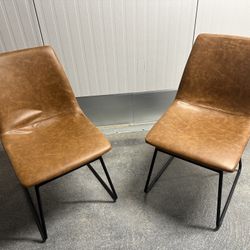 Cognac Dining Chairs 