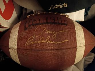 Terry Bradshaw game used ball with auto