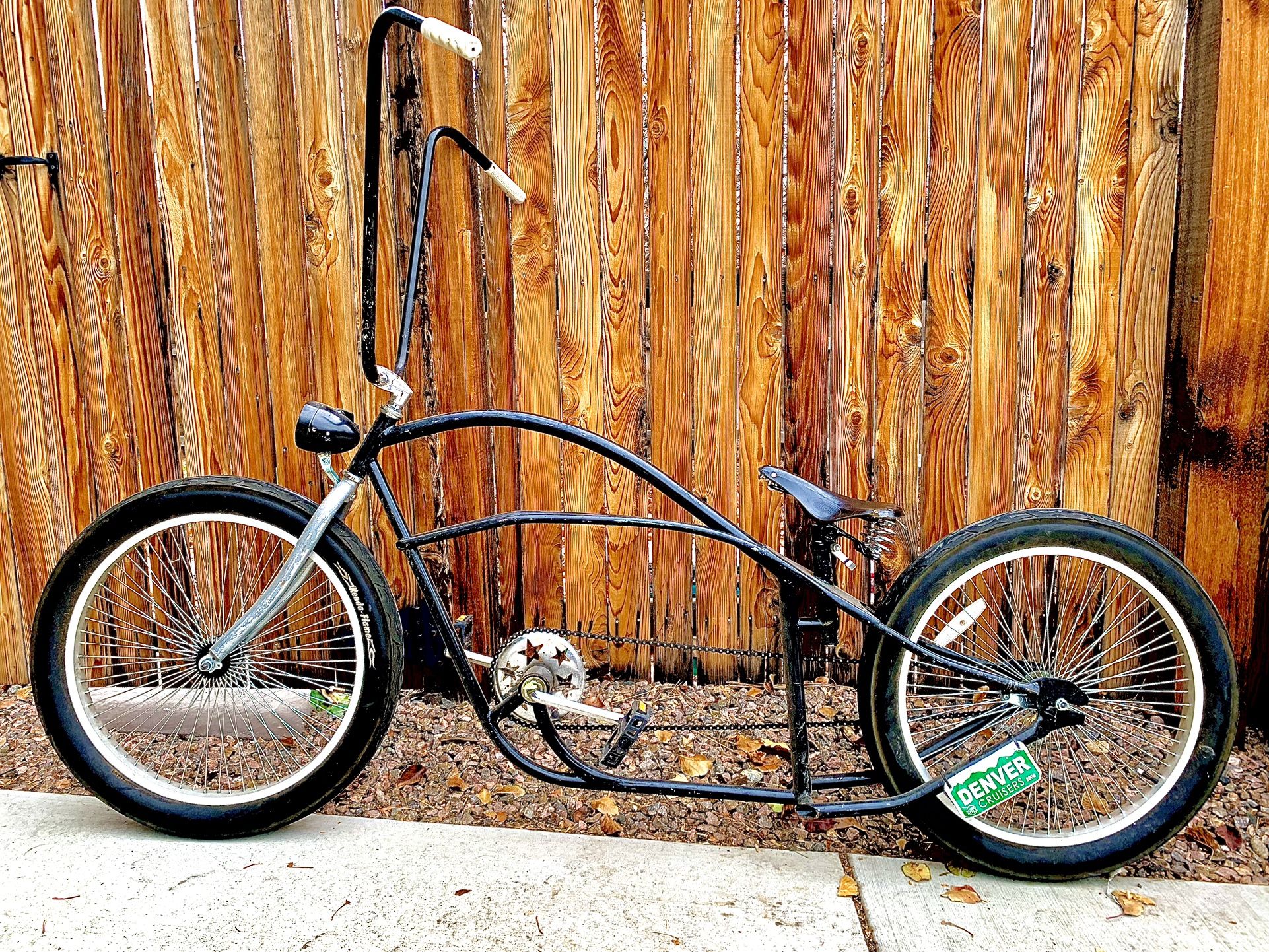 For Sale: Custom Stretch Cruiser Bike – Built by Legendary Denver Cruiser "Bumpy"