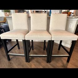 Bar Stool With Backrest Light Gray