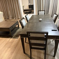 Staged Dining Room Set