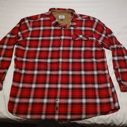Legendary Whitetails Flannel Shirt Mens 4xlt Big And Tall Red Plaid 