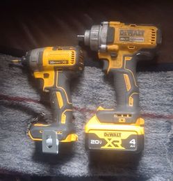 DeWalt 20V MAX XR Cordless 1/2 in. Impact Wrench  &  20v XR Drill  (Tools Only)