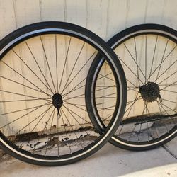 Set Of Bike Wheels 